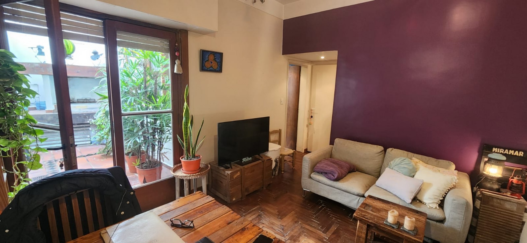 Hermoso departamento de 2amb en PB con dos patios